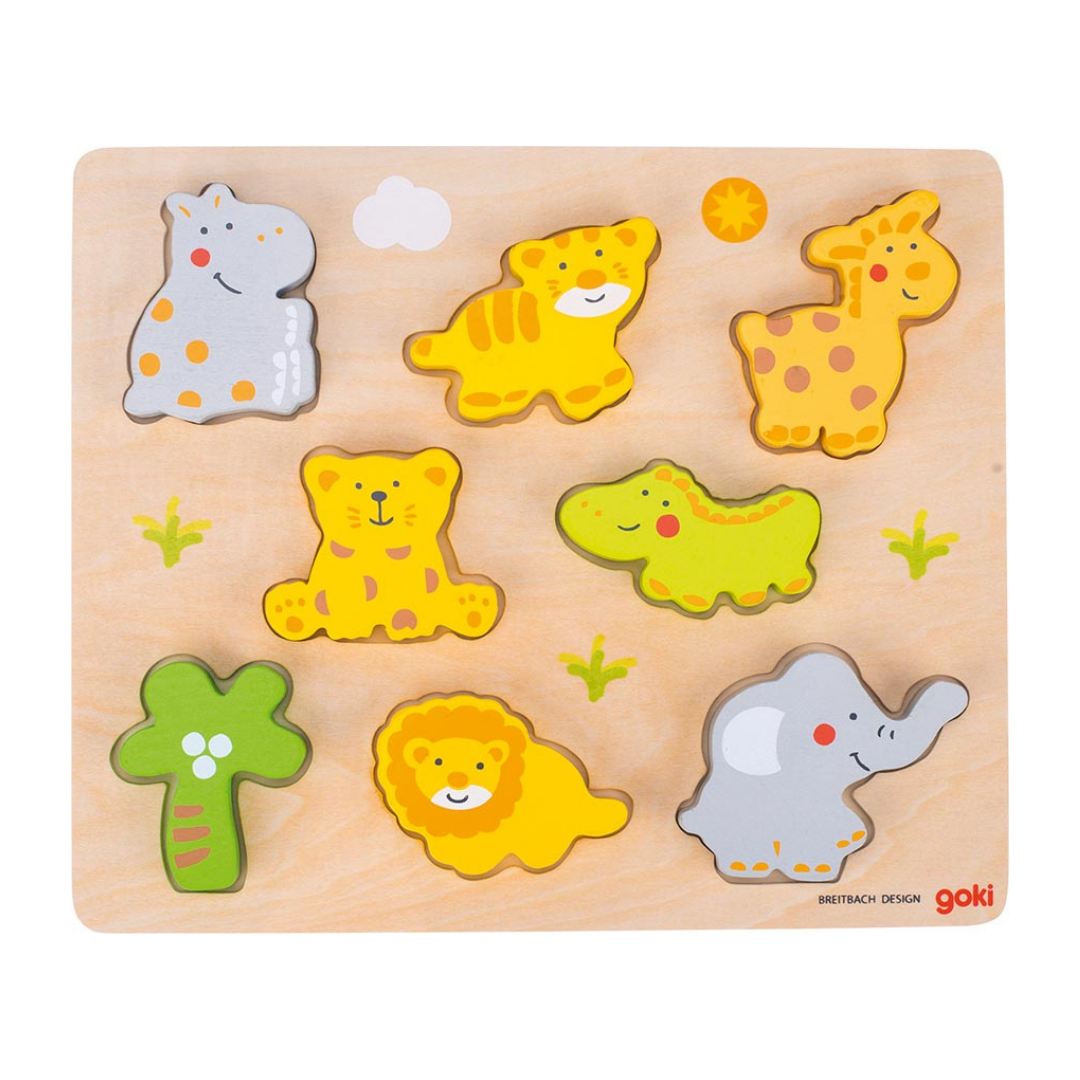 8-Piece Chunky Baby Animals Puzzle