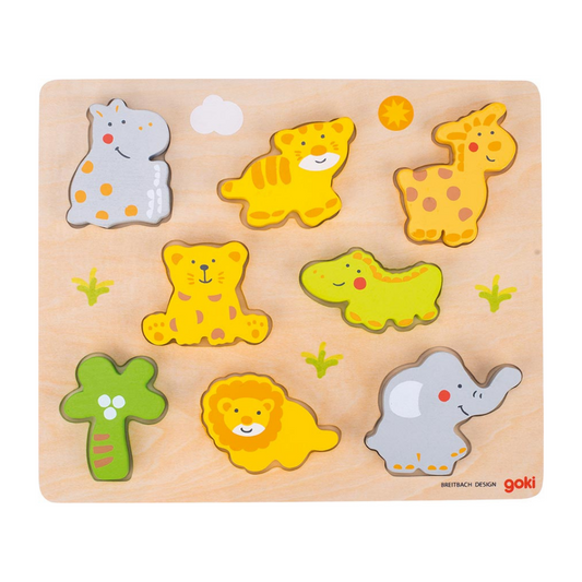8-Piece Chunky Baby Animals Puzzle