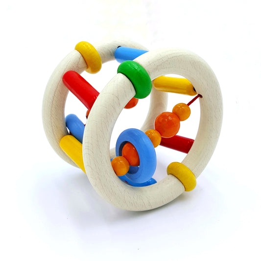 Rolling Wooden Rattle
