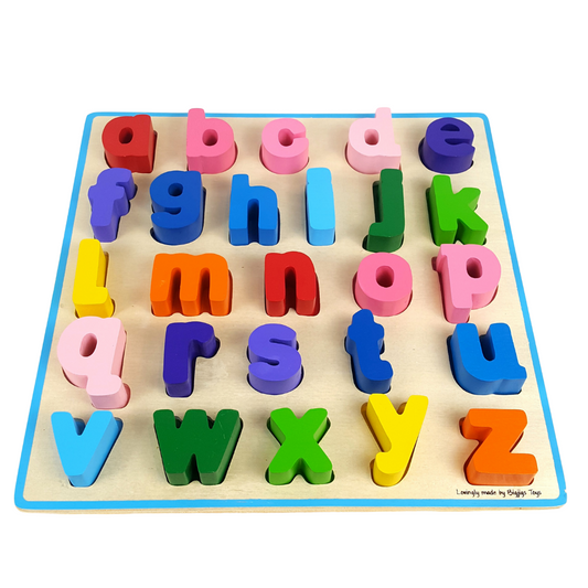 Lower Case Alphabet Wooden Puzzle