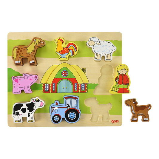 Chunky farm puzzle for 12+ month babies