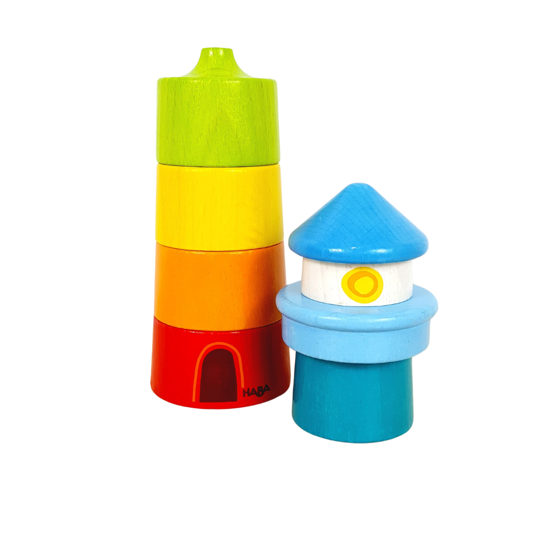 Lighthouse Stacker Wooden Toy