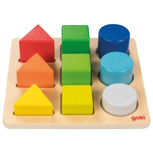 Colour Shape and Size Sorting Board - Used