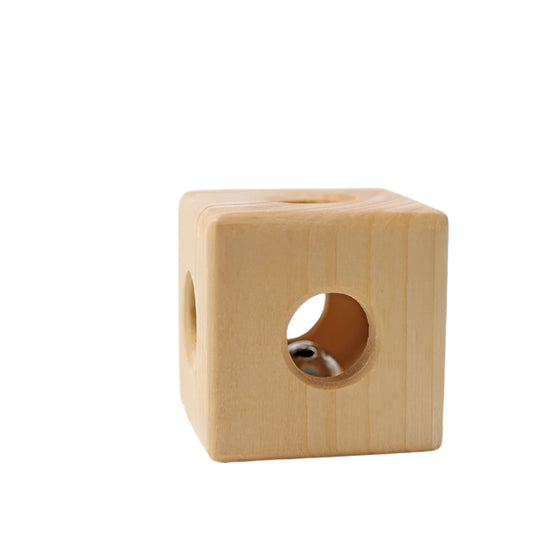 Montessori Wooden Cube Rattle