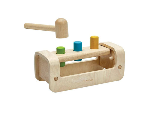 Wooden hammer toy
